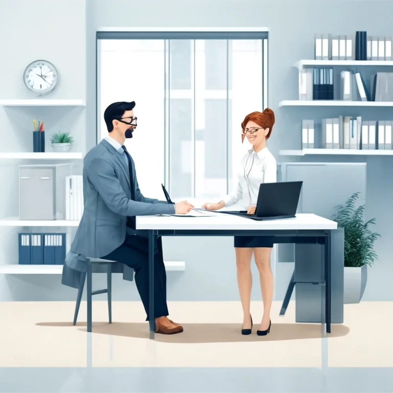 Handshake over apartment purchase contract